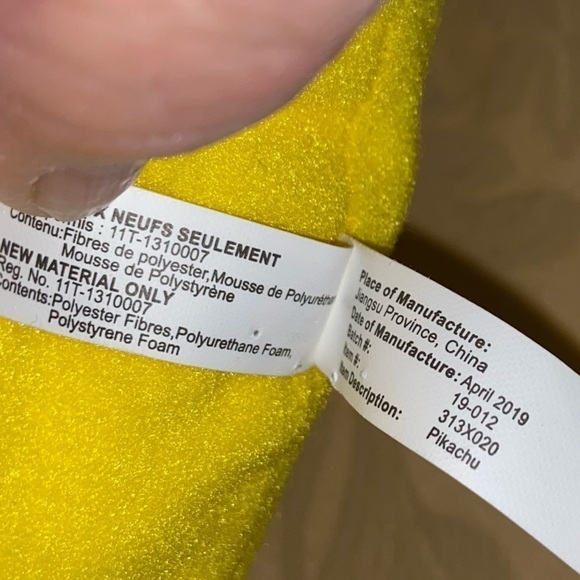 Clean as a whistle Pokémon is 16” tall and 9” wide and full of character. Fun! - Picture 6 of 7